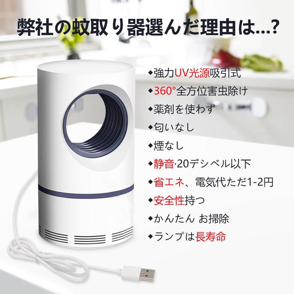 UV光源誘虫灯 紫外光の誘引式捕虫器【送料無料】【代金引換】