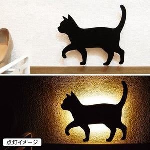 可愛い猫の新シルエット登場!キャットウォールライト