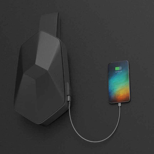 多機能USB充電クロスボディバッグ